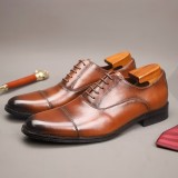                            Marhabőr férfi cipő - Caramell